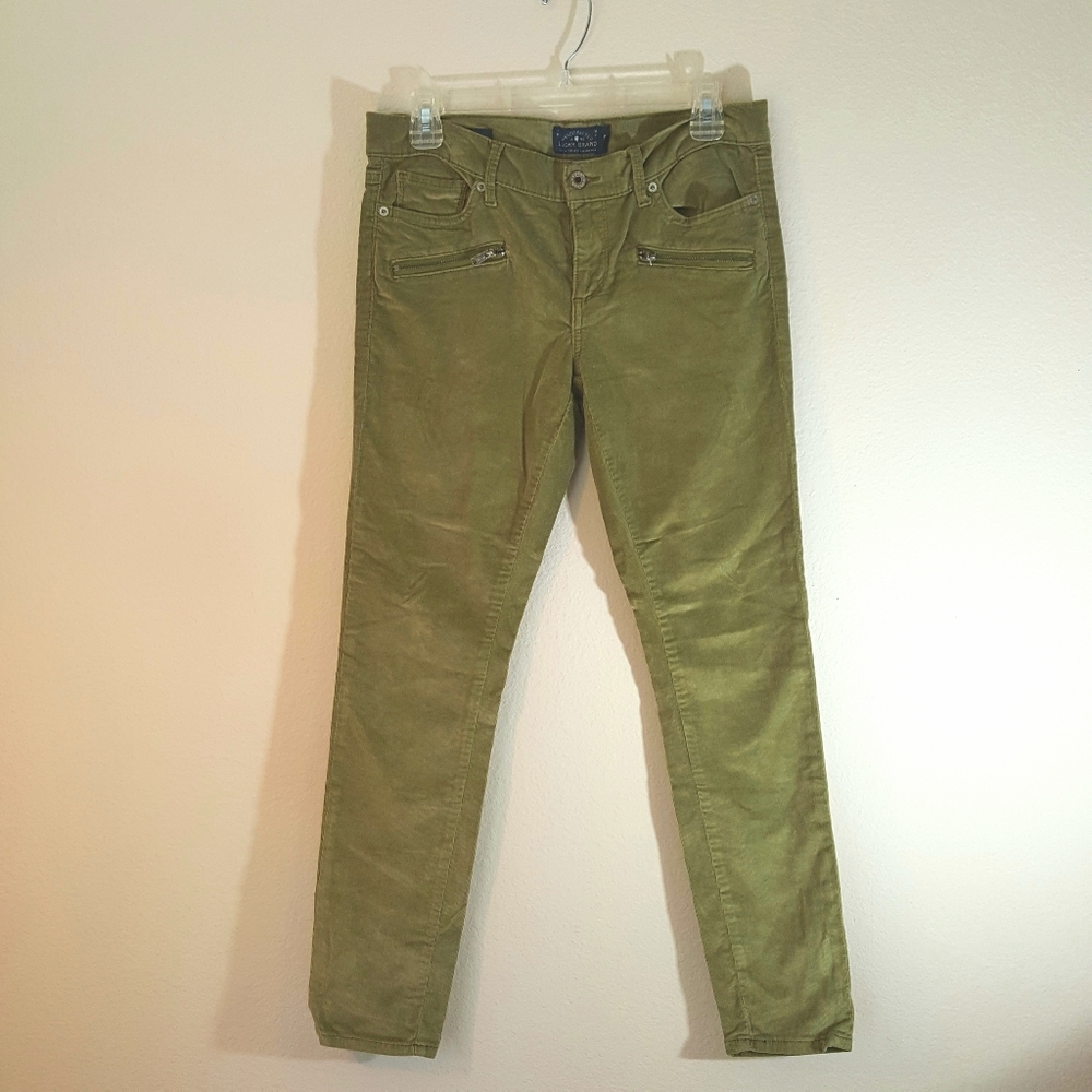 Lucky Brand velvet jeans, size 6/28